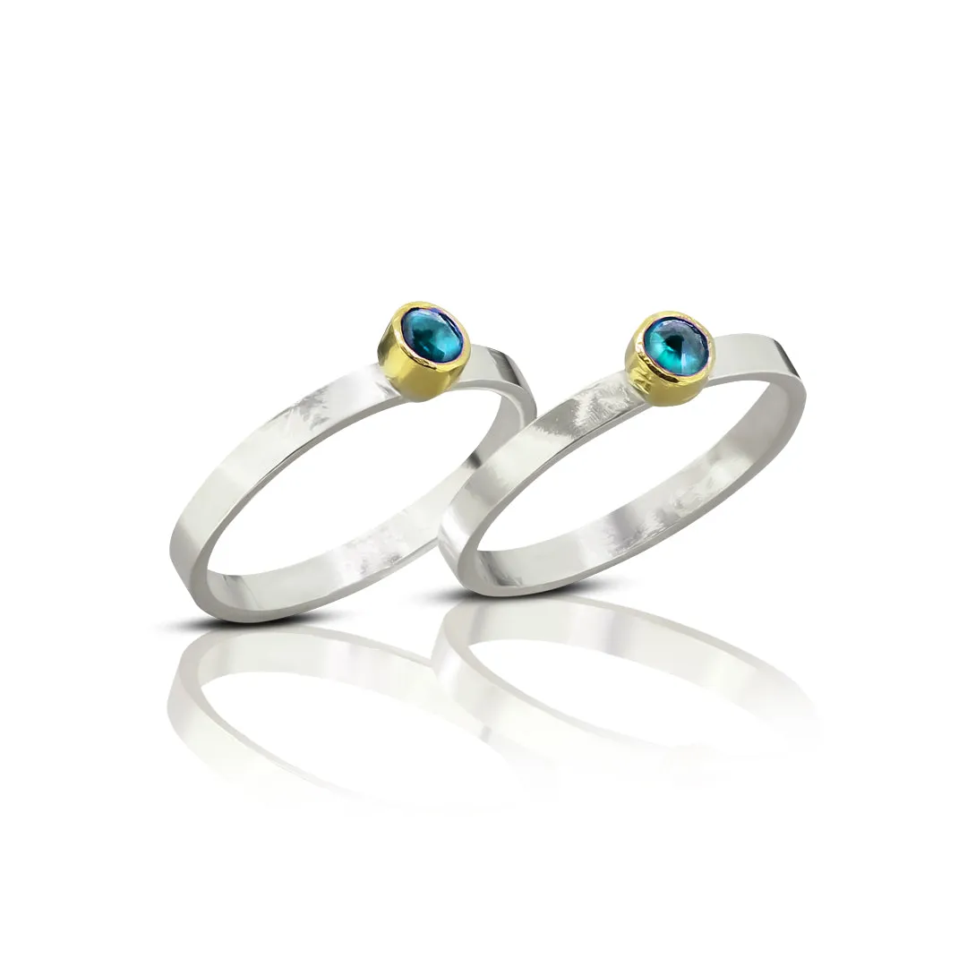 Mother Daughter Stacking Rings
