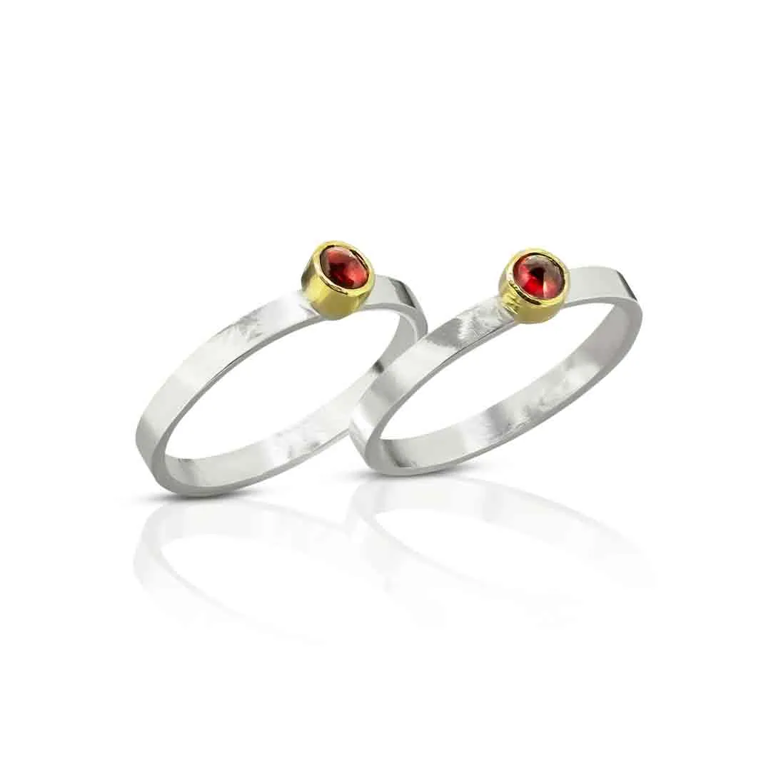 Mother Daughter Stacking Rings