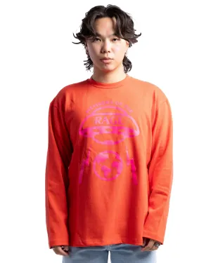 MOTR Oversized Logo LS Tee Infrared