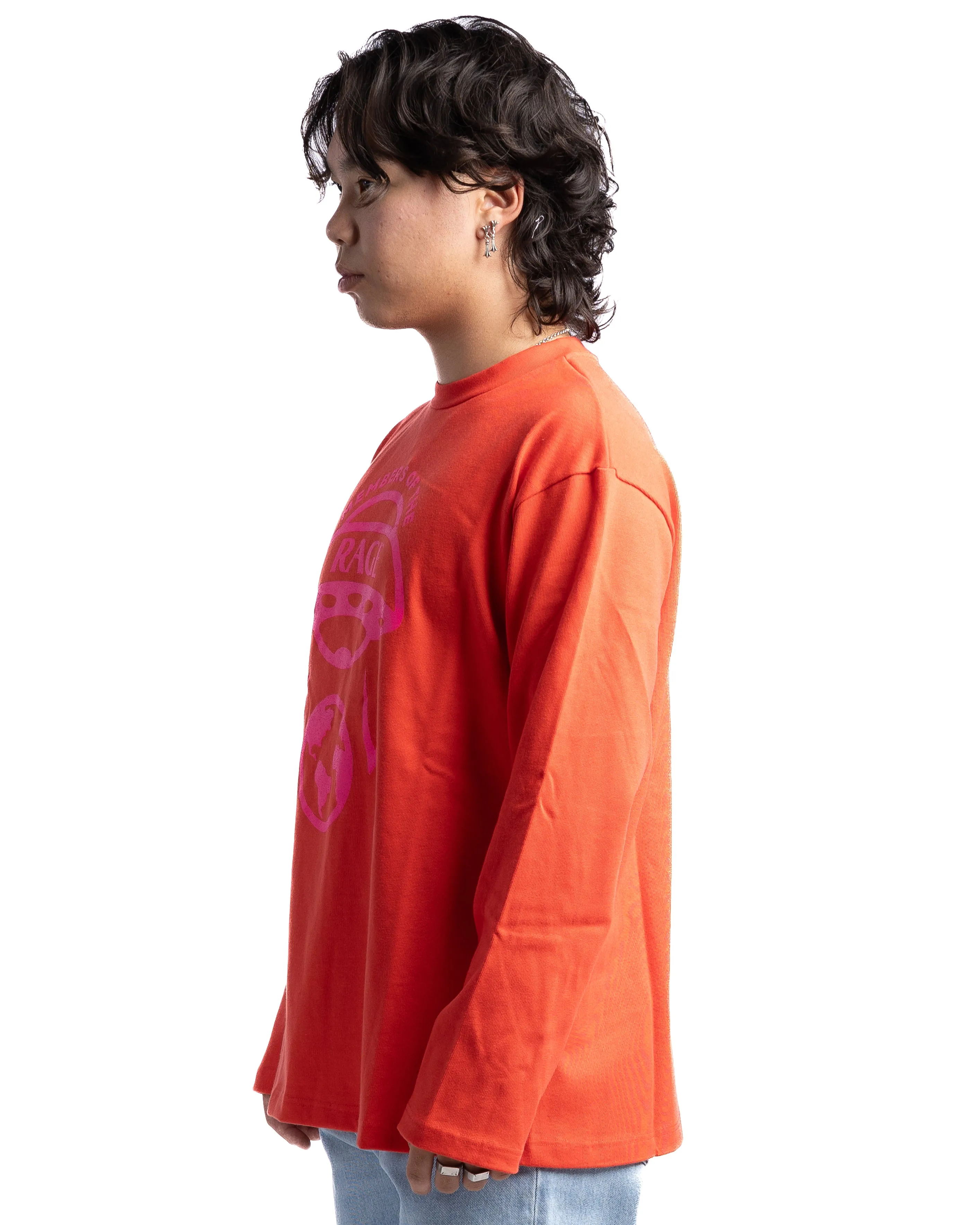 MOTR Oversized Logo LS Tee Infrared