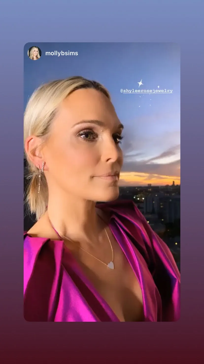 MS X SRJ Diamond Framed Heart Necklace