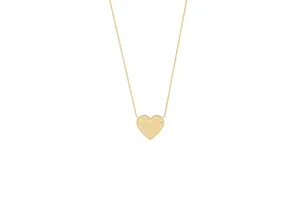 MS X SRJ Diamond Framed Heart Necklace