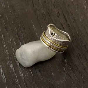 Multi Band Meditation Fidget Spinner Ring