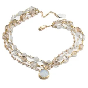 multi choker | 3 strand