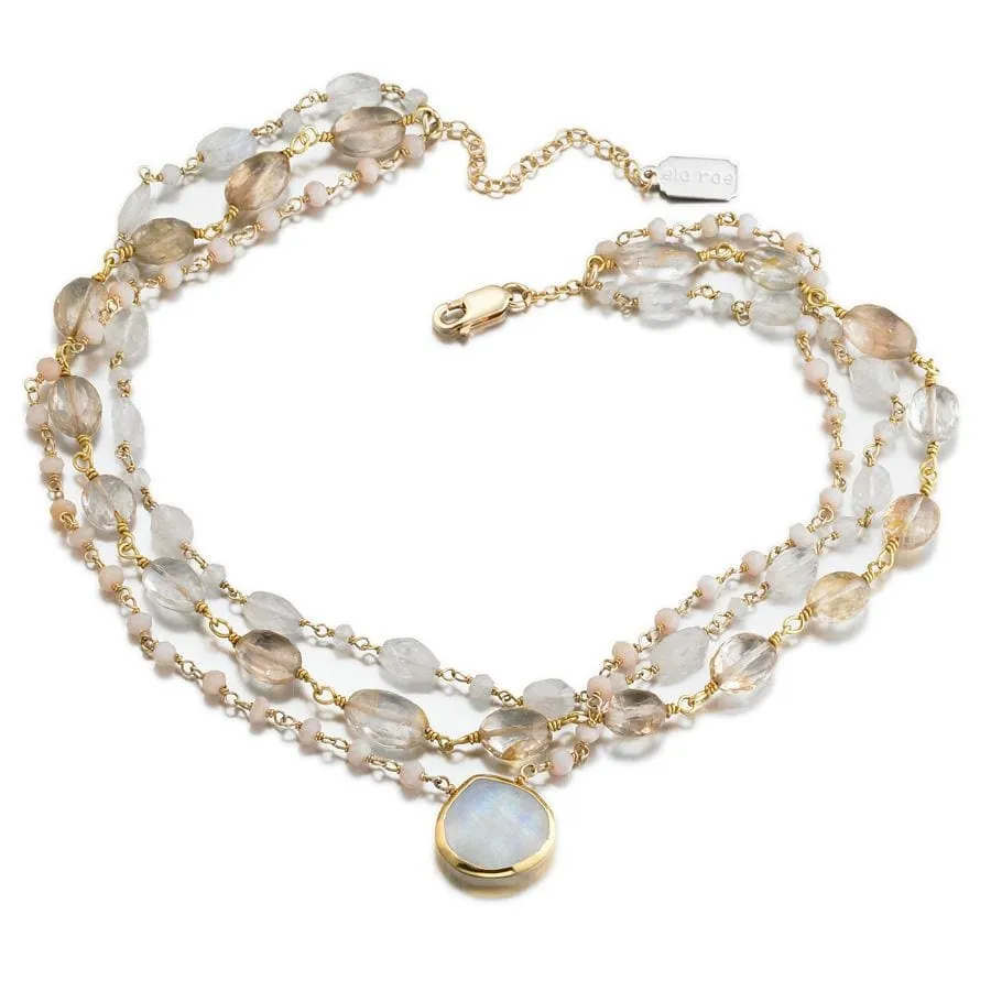 multi choker | 3 strand