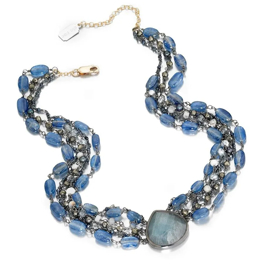 multi choker | bezel