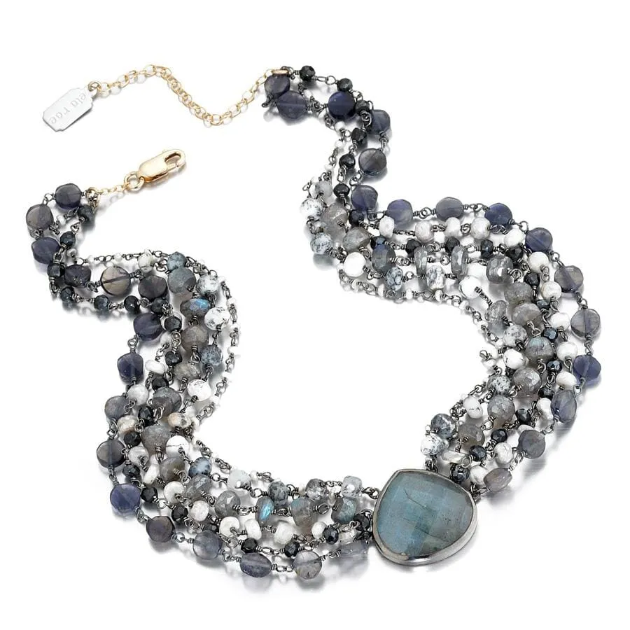 multi choker | bezel