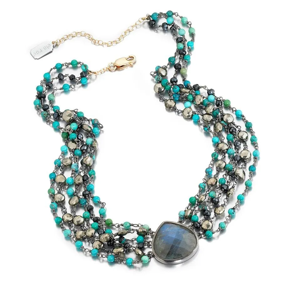 multi choker | bezel