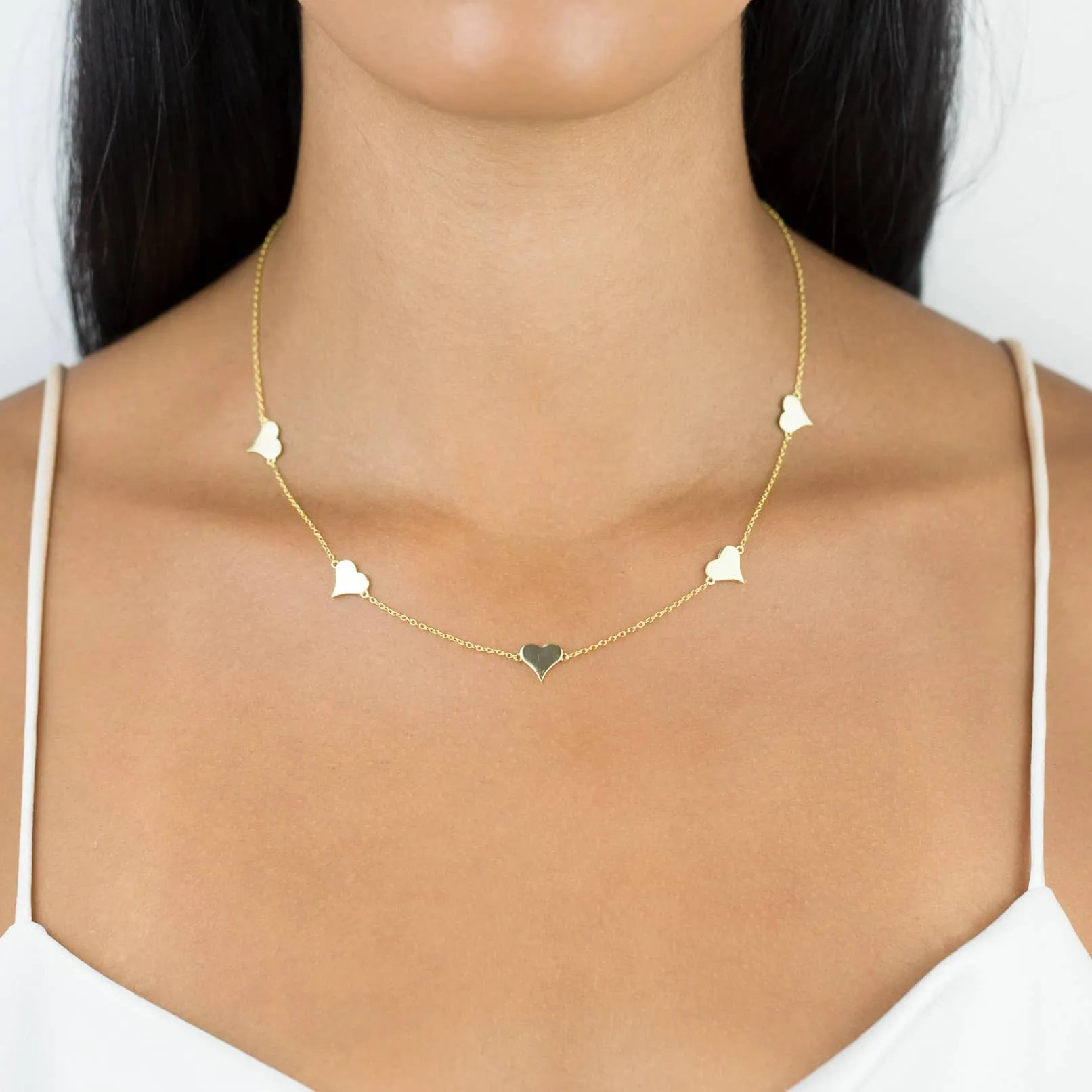 Multi Heart Necklace