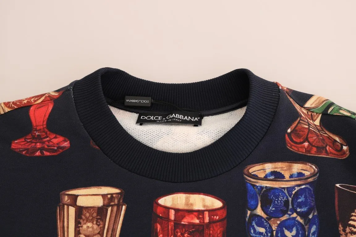Multicolor Cotton Pullover Sweater