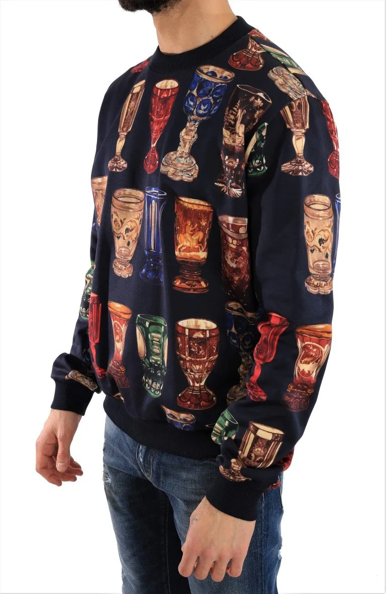 Multicolor Cotton Pullover Sweater
