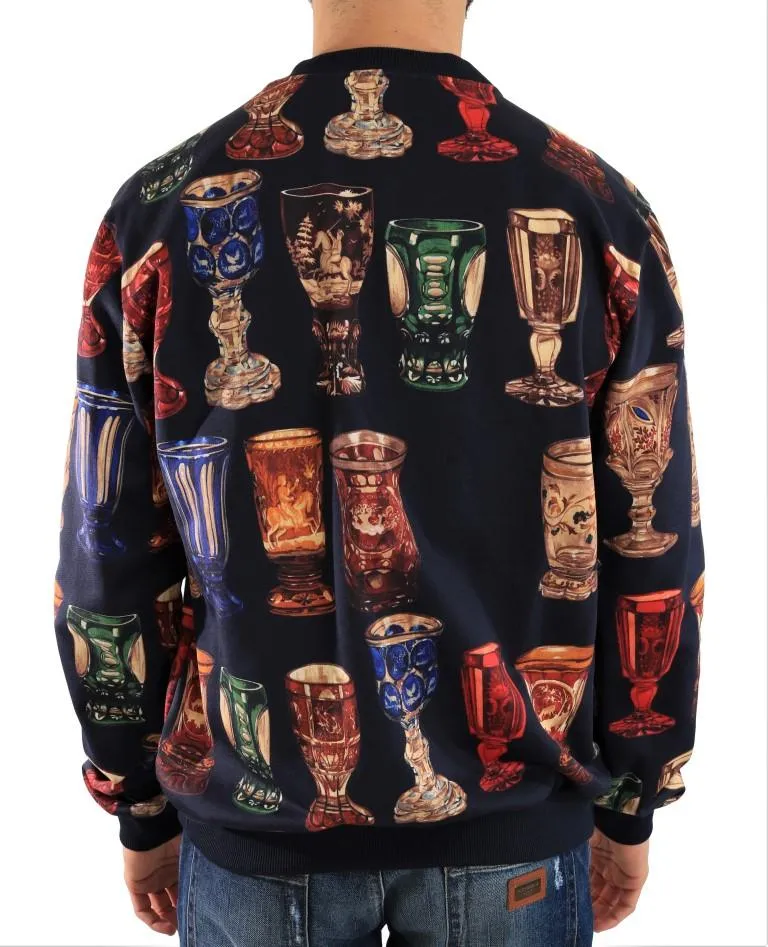 Multicolor Cotton Pullover Sweater