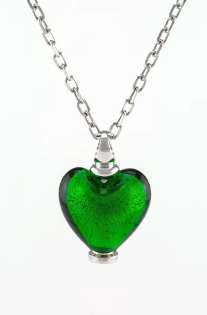 Murano Glass Heart Urn - May