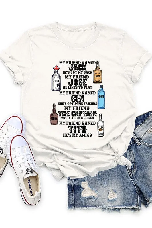 My Friend Named Jack Graphic Tee