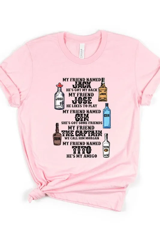 My Friend Named Jack Graphic Tee