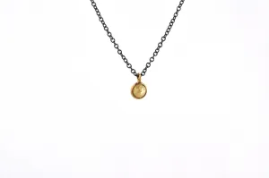 necklace / silver   rose cut diamond 18k