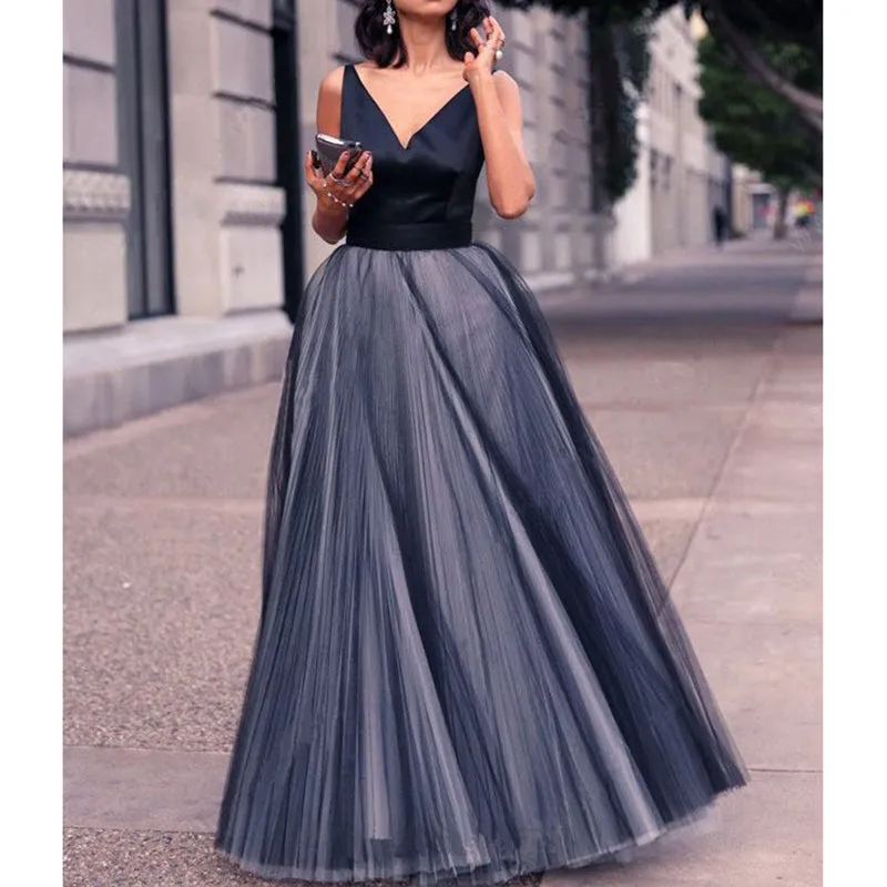 New Dress V-neck Sleeveless Dress Waist Dress
