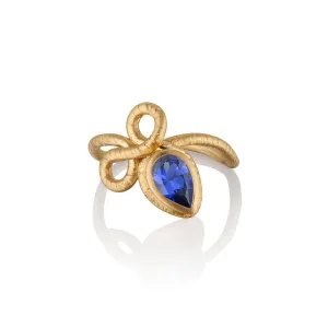 NEW! The Promise Ring with Blue Sapphire