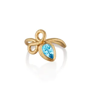 NEW! The Promise Ring with Blue Topaz