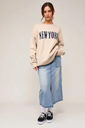 New York Round Neck Sweater