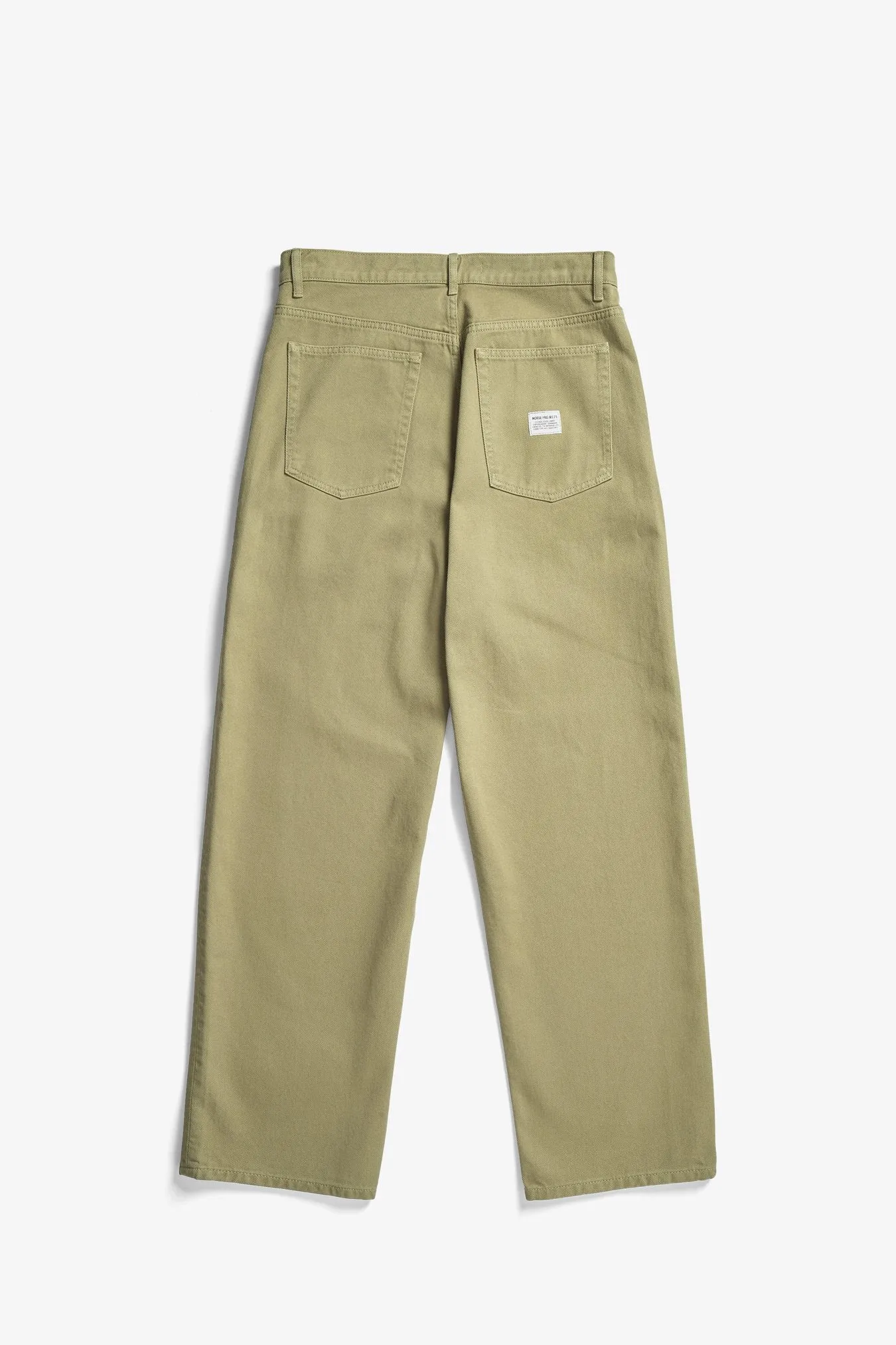 Norse Projects - Mogens Relaxed 5 Pocket Heavy Twill - Moss Green
