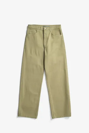 Norse Projects - Mogens Relaxed 5 Pocket Heavy Twill - Moss Green
