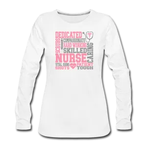 Nurse Subway Art Premium Long Sleeve T-Shirt