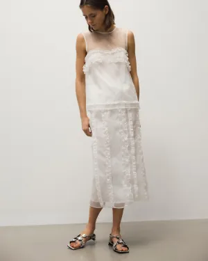 OCEAN | SKIRT ORGANZA WHITE NONA