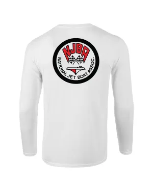 Official NJBA White Long Sleeve Shirt