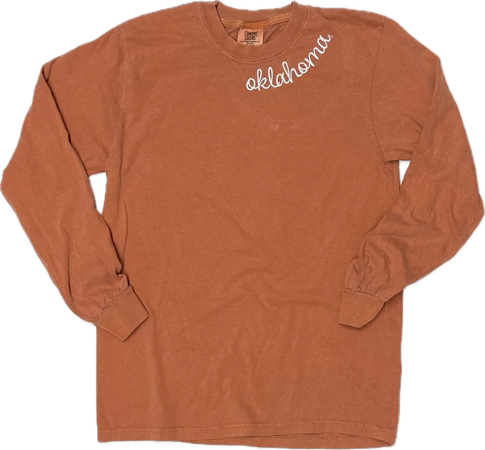 Oklahoma Script Long Sleeve Tee