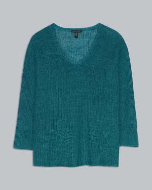 Organic Linen Delave Pullover