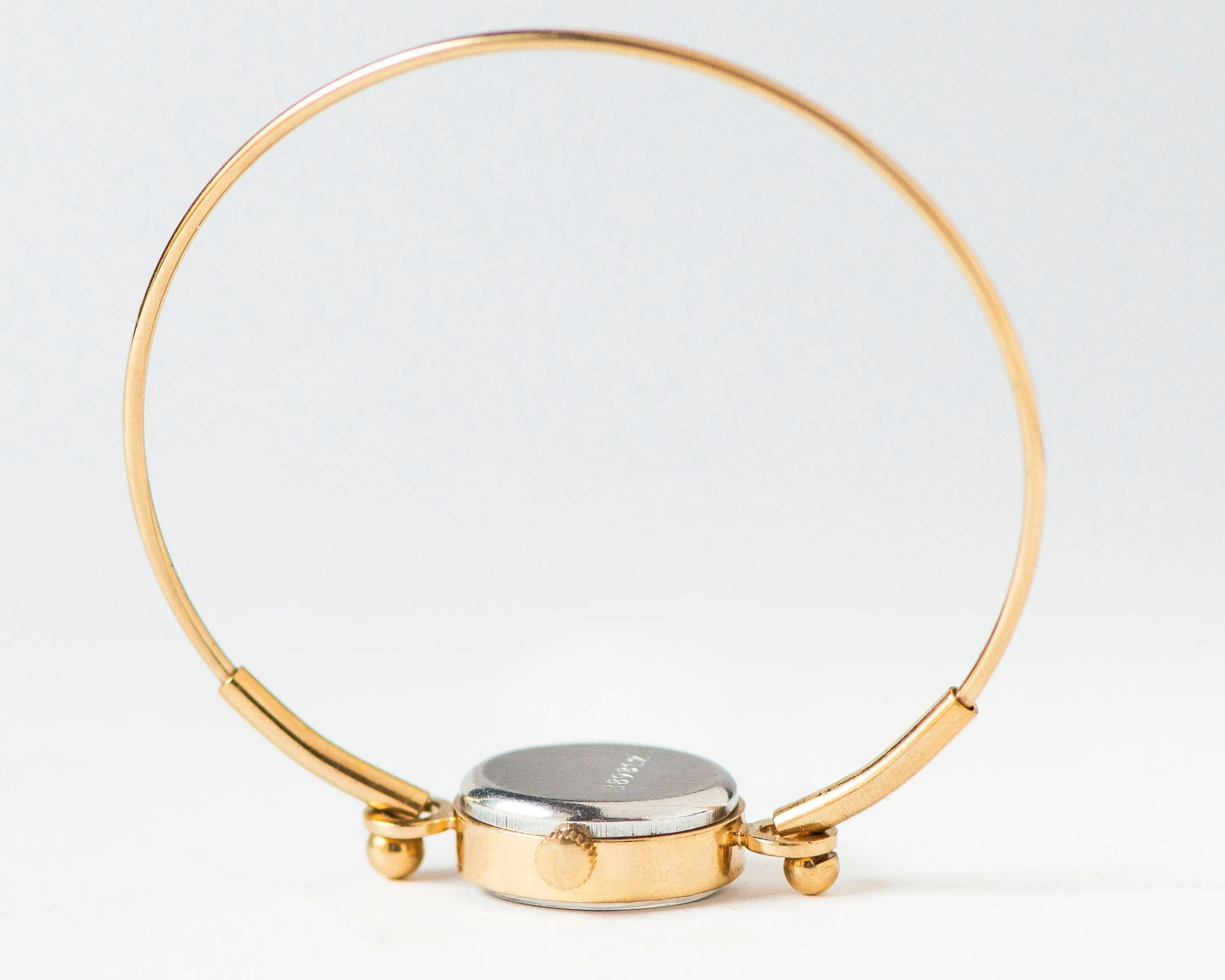 Oval cocktail wristwatch women tiny bracelet gold plated Seagull, evening watch black dial minimalist chic lady watch jewelry classic gift