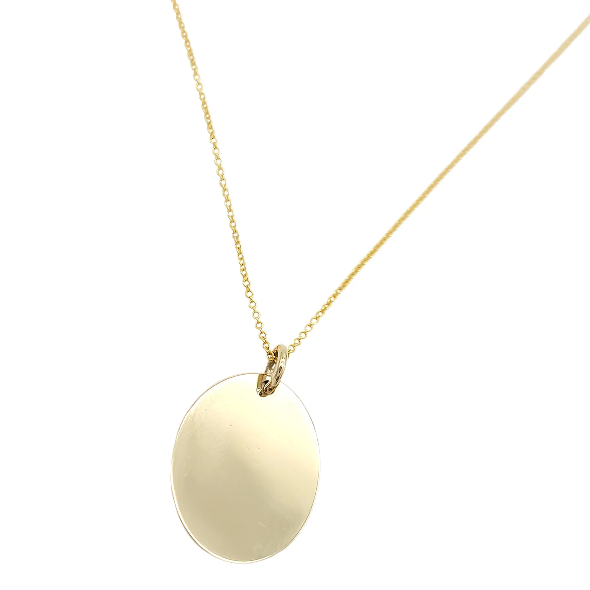 Oval Pendant Necklace