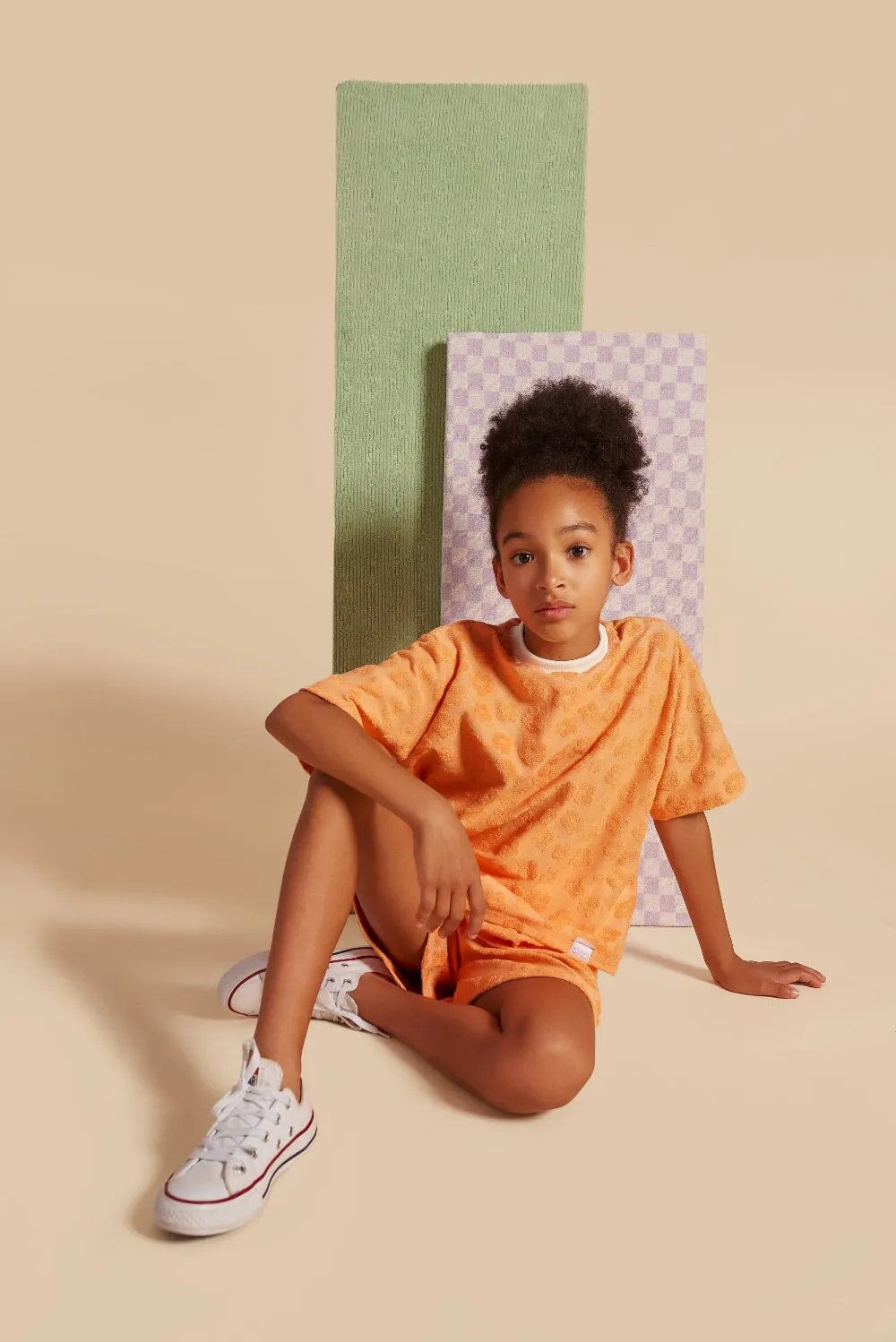Oversize T-Shirt | Clementine Sorbet Flowers