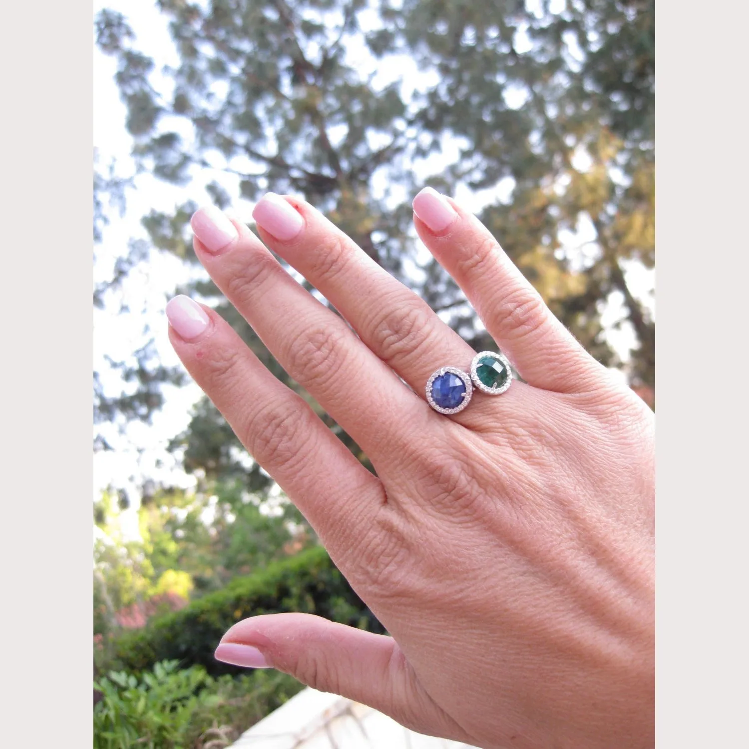 Pacific Blue Gemstone Ring-Sale