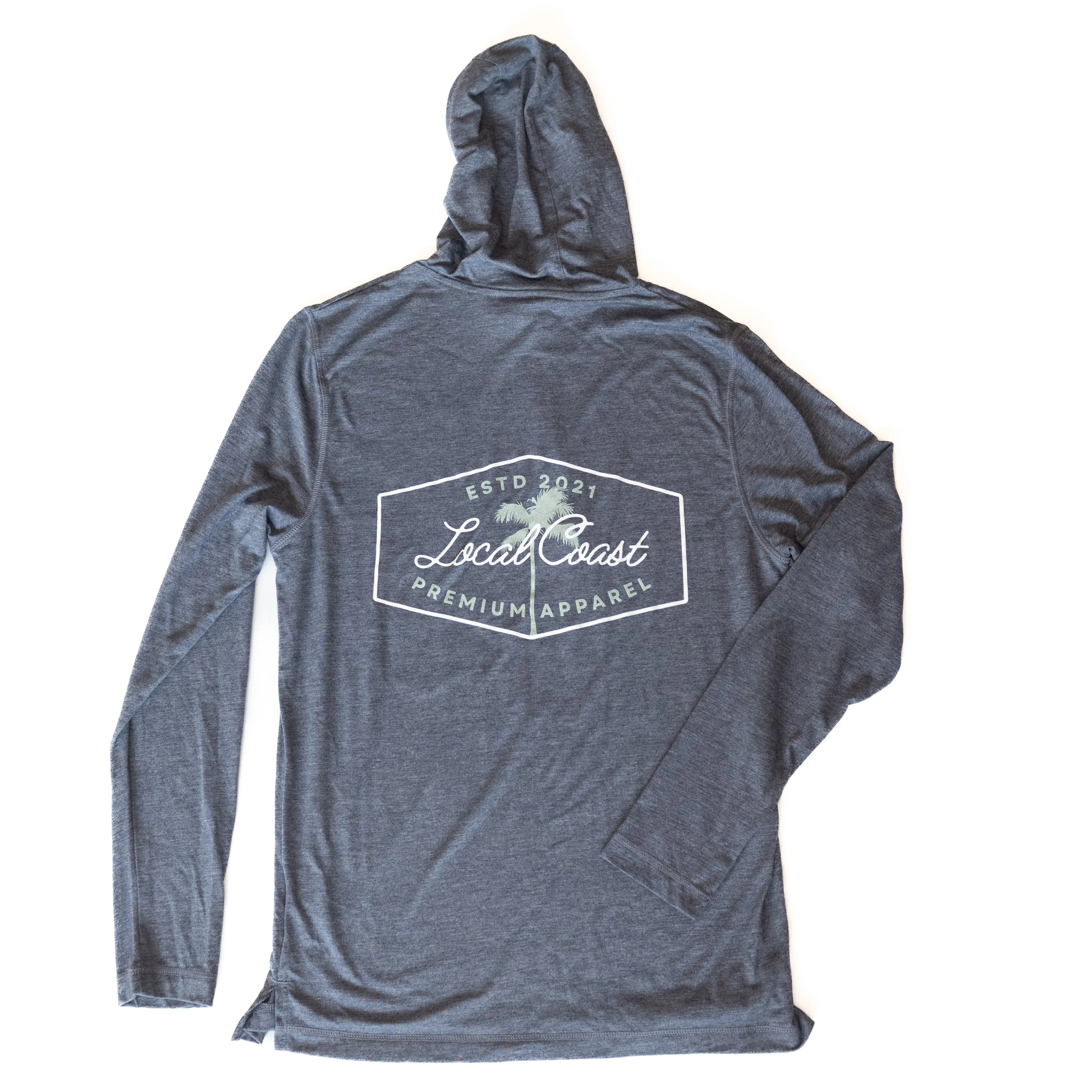 Palm Hooded Long Sleeve T-Shirt