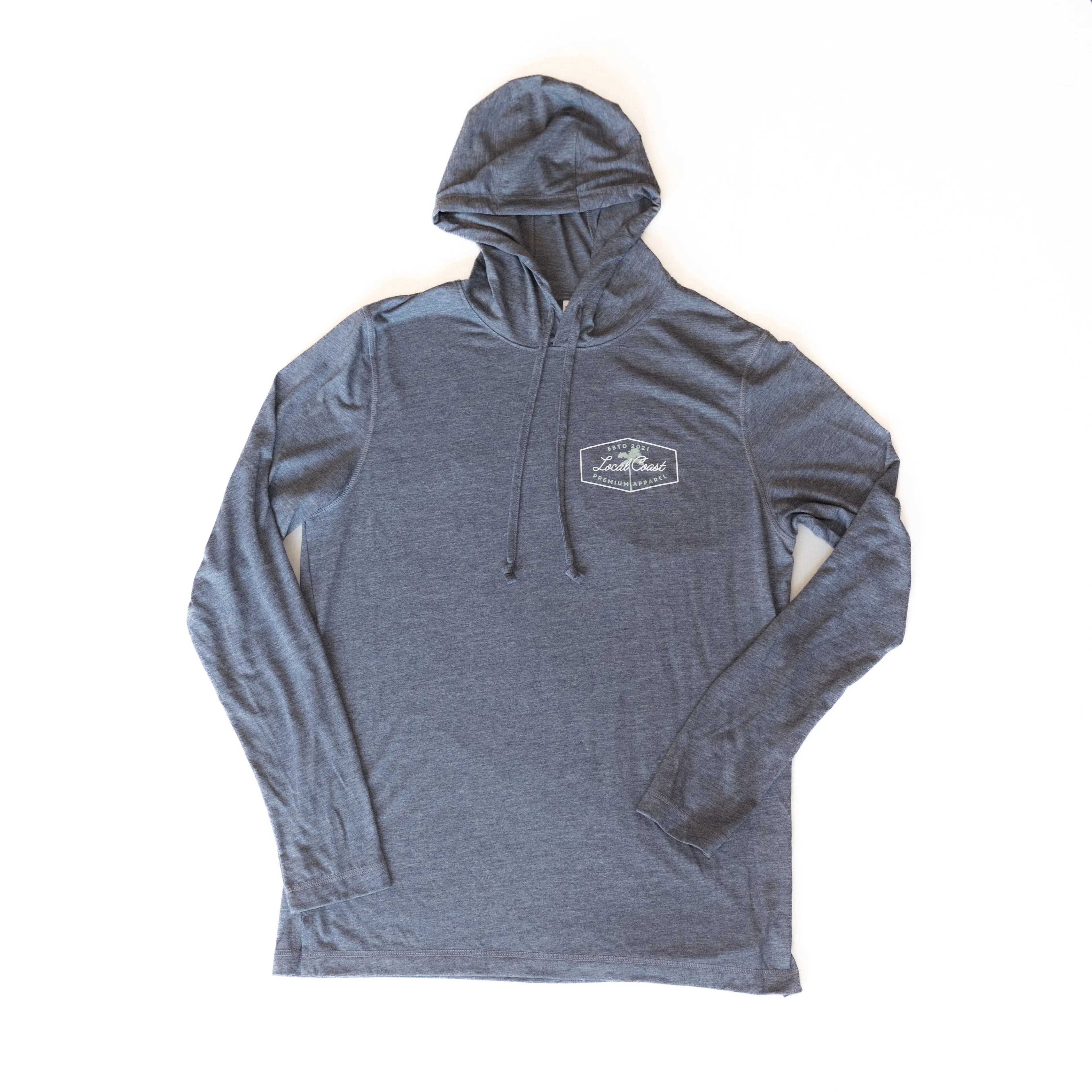 Palm Hooded Long Sleeve T-Shirt