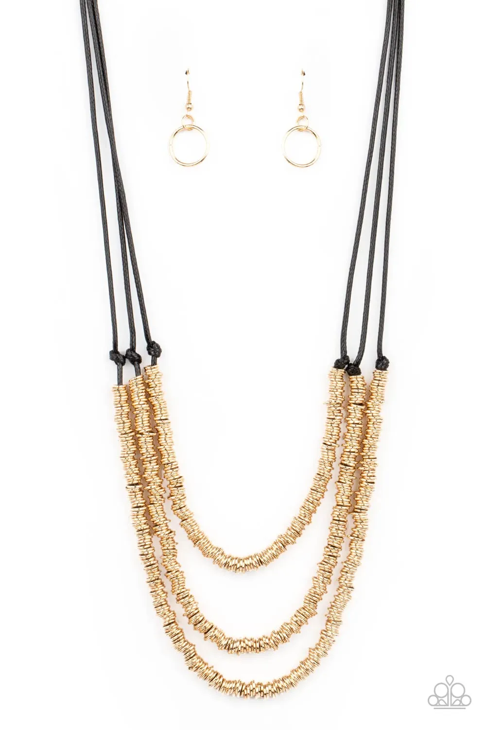 Paparazzi RING to Reason - Brass Necklace