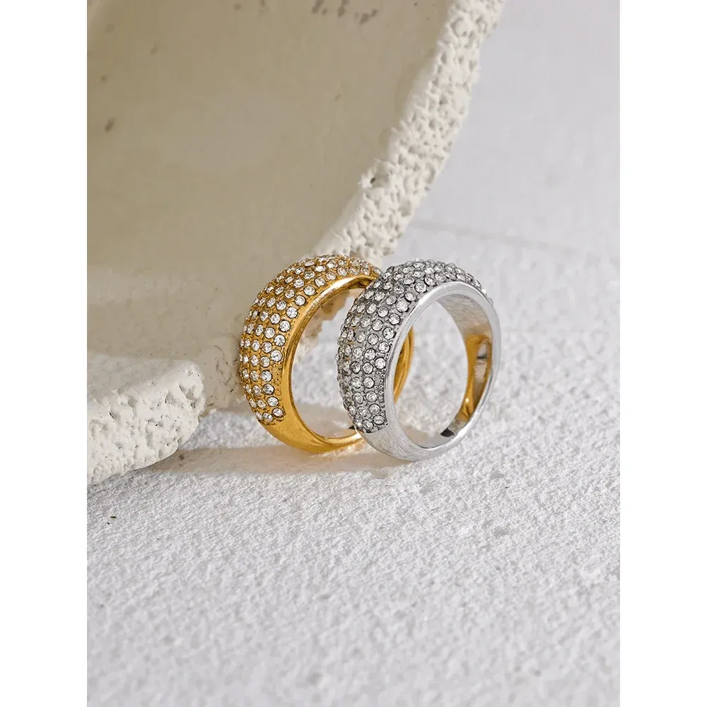Pavé Band Rings
