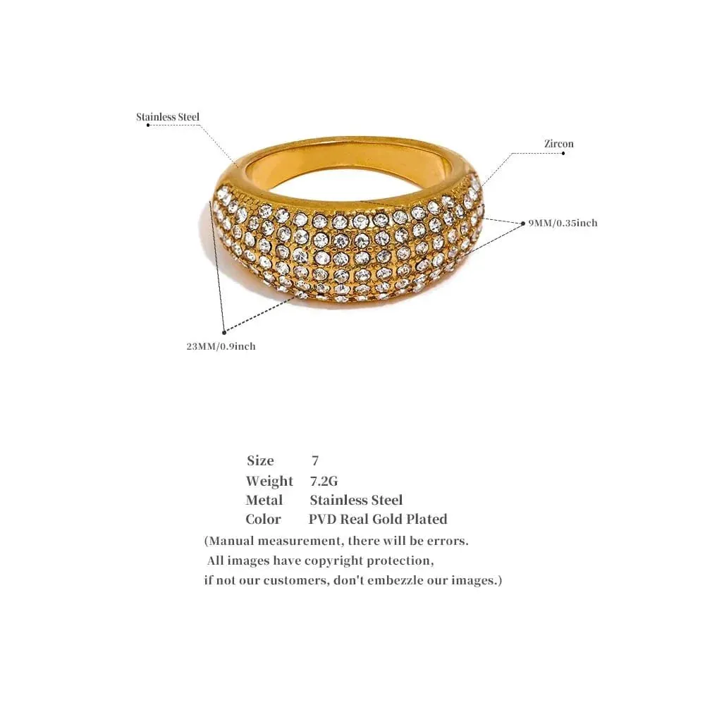 Pavé Band Rings