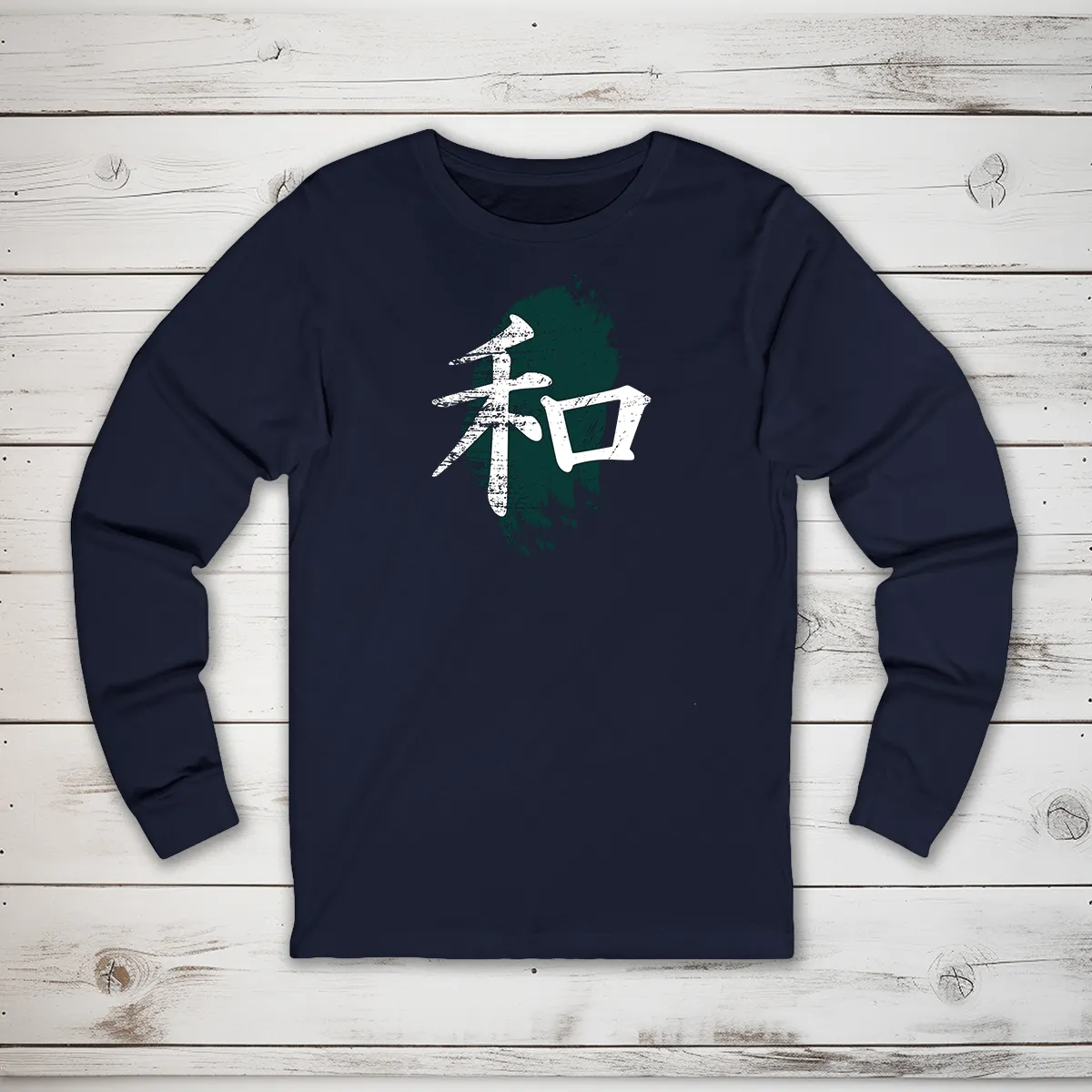 Peace Kanji Long Sleeve T-Shirt