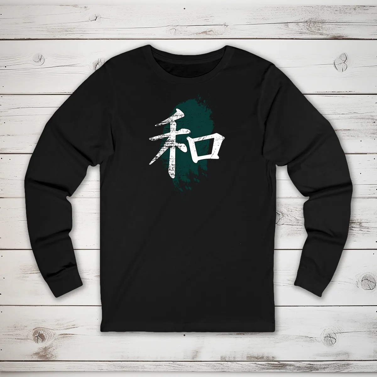 Peace Kanji Long Sleeve T-Shirt
