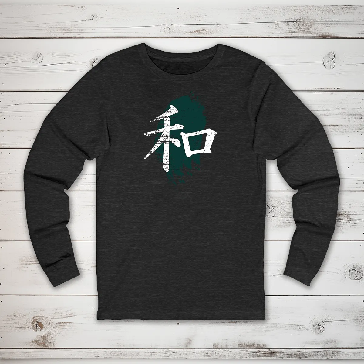 Peace Kanji Long Sleeve T-Shirt