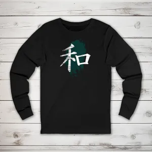 Peace Kanji Long Sleeve T-Shirt