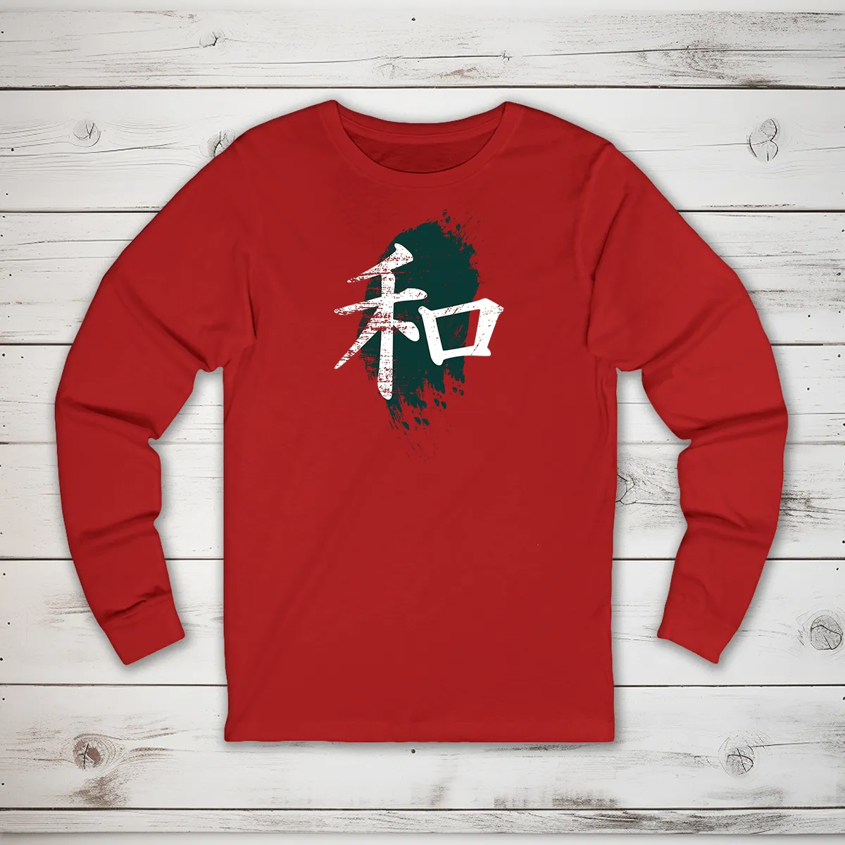 Peace Kanji Long Sleeve T-Shirt