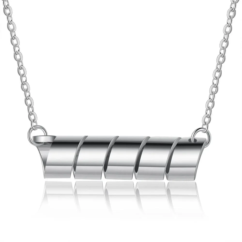 Personalized Engraved 5 Names Necklaces For Men