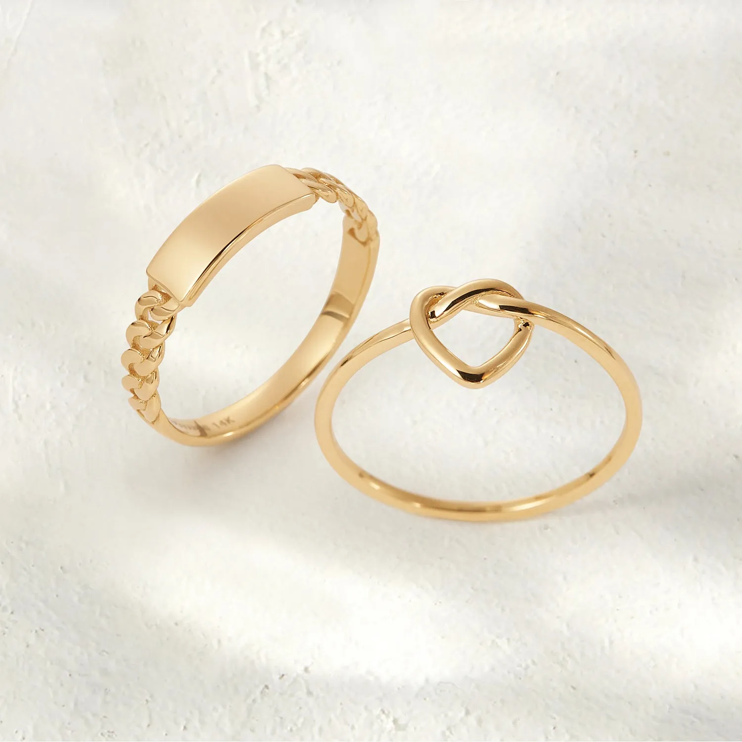 Personalized ID Engravable Cuban Links Band Promise Curb Chain Name Ring