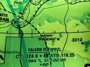 Phoenix TAC Chart pencil skirt (green)