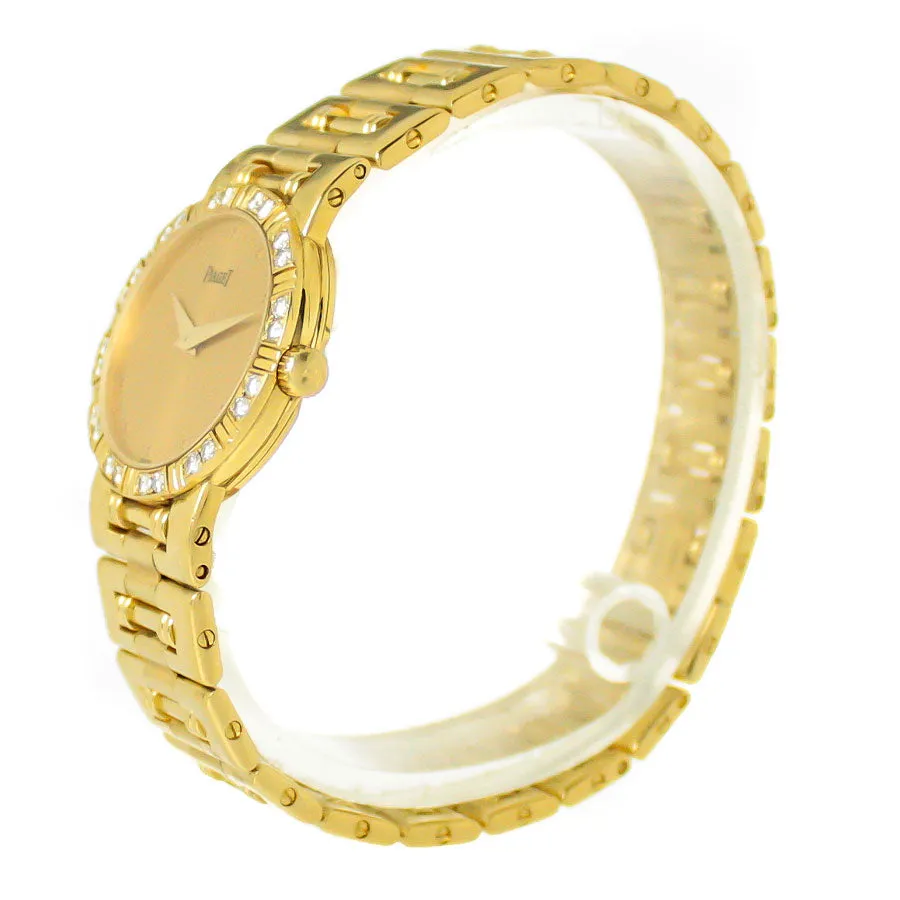 Piaget Dancer 18K Gold with Diamond Bezel