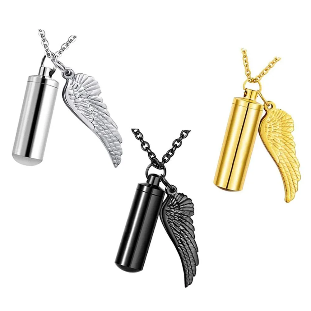PIGGOODS Cremation Urn Necklace for Ashes Memorial Keepsake Pendant
